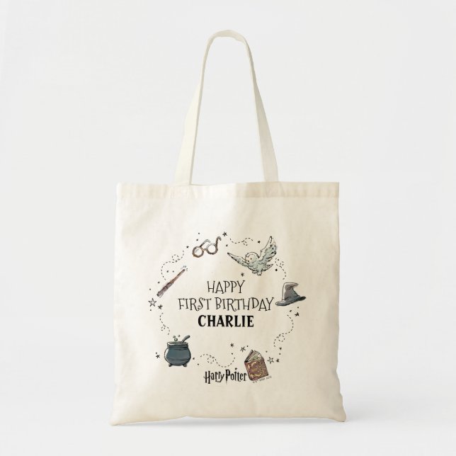 Harry Potter First Birthday Tote Bag (Front)