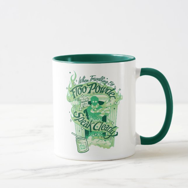 Harry Potter | Floo Powder Typography Graphic Mug (Right)