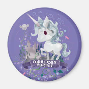 Harry Potter   Forbidden Forest Unicorn Graphic Magnet