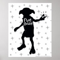 Harry Potter | "Free Dobby" Silhouette Typography