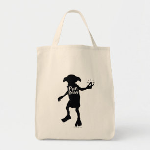 Harry Potter "Free Dobby" Silhouette Typography Tote Bag