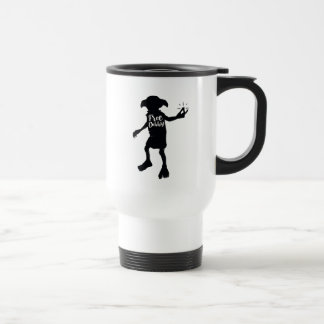 Harry Potter | "Free Dobby" Silhouette Typography Travel Mug