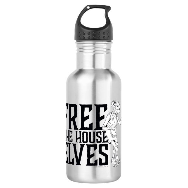 Harry Potter | Free The House Elves 532 Ml Water Bottle (Front)