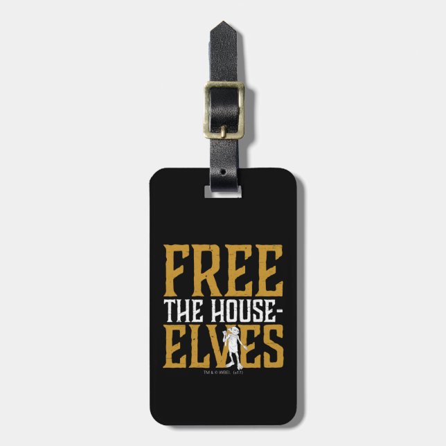 Harry Potter | Free The House Elves Luggage Tag (Front Vertical)