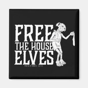 Harry Potter   Free The House Elves Magnet