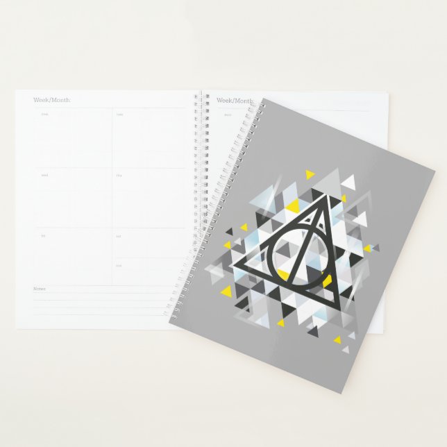 Harry Potter | Geometric Deathly Hallows Symbol Planner (Display)
