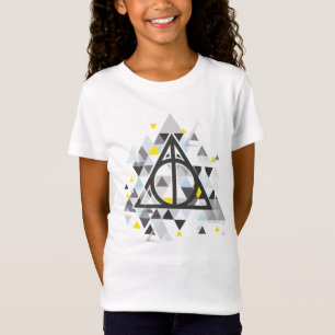 Harry Potter   Geometric Deathly Hallows Symbol T-Shirt