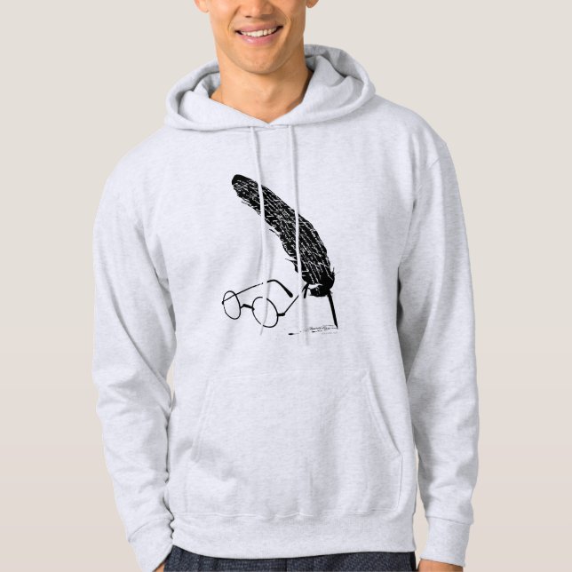 Harry Potter | Glasses And Quill Hoodie (Front)