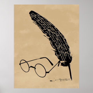 Harry Potter | Glasses And Quill Poster