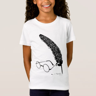 Harry Potter Glasses And Quill T-Shirt