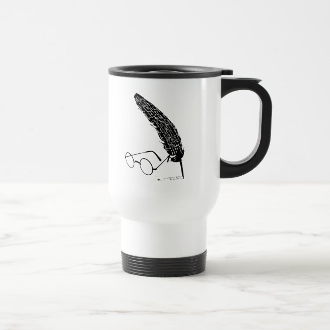 Harry Potter | Glasses And Quill Travel Mug (Right)