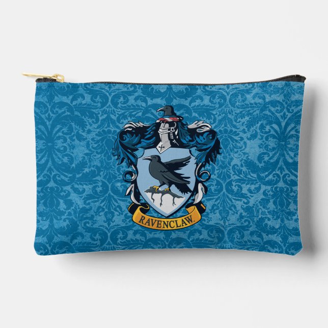 Harry Potter  | Gothic Ravenclaw Crest Accessory Pouch (Front)