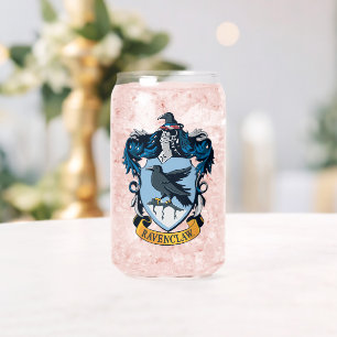 Harry Potter Gothic Ravenclaw Crest Can Glass
