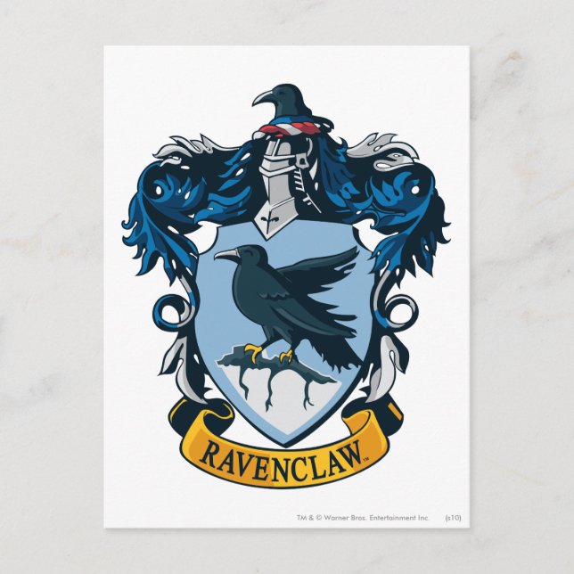 Harry Potter  | Gothic Ravenclaw Crest Postcard (Front)
