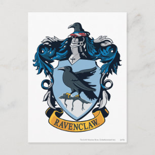 Harry Potter Gothic Ravenclaw Crest Postcard