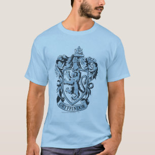 Harry Potter Gryffindor Crest Blue T-Shirt