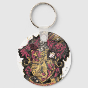Harry Potter Gryffindor Crest - Destroyed Key Ring
