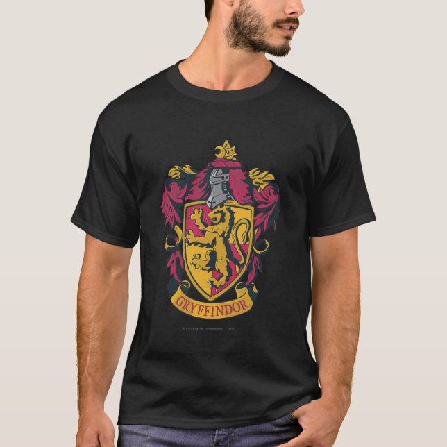 Harry Potter | Gryffindor Crest Gold and Red T-Shirt (Front)