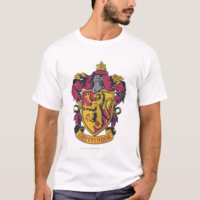 Harry Potter | Gryffindor Crest Gold and Red T-Shirt (Front)