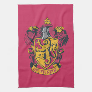 Harry Potter   Gryffindor Crest Gold and Red Tea Towel