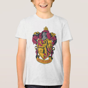 Harry Potter   Gryffindor Crest Gold and Red Tri-Blend Shirt