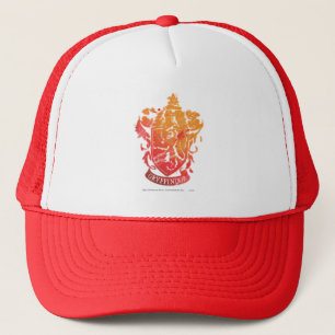 Harry Potter Gryffindor Crest - Splattered Trucker Hat
