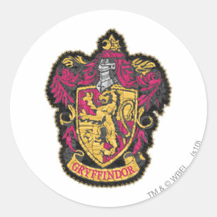 Harry Potter   Gryffindor House Crest Classic Round Sticker