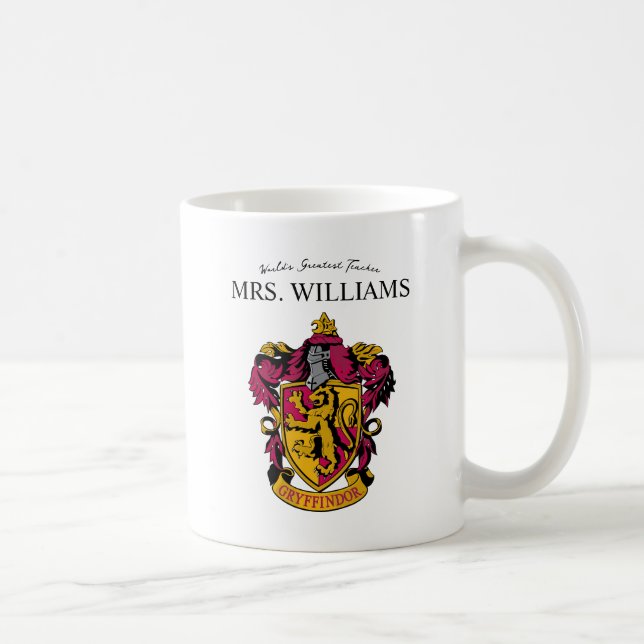 Harry Potter | Gryffindor House Crest Coffee Mug (Right)