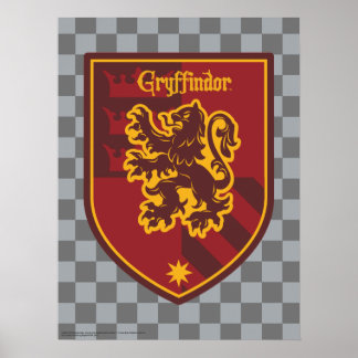 Harry Potter | Gryffindor House Pride Crest Poster