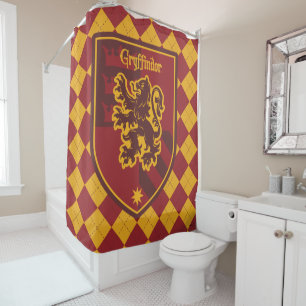 Harry Potter   Gryffindor House Pride Crest Shower Curtain