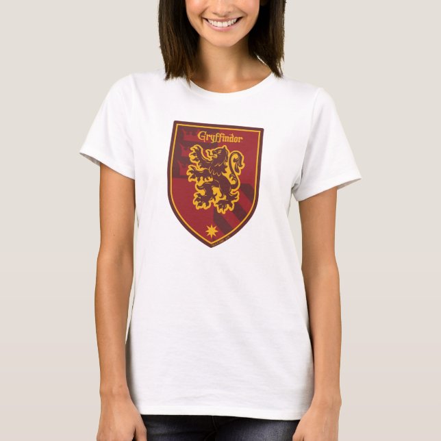 Harry Potter | Gryffindor House Pride Crest T-Shirt (Front)