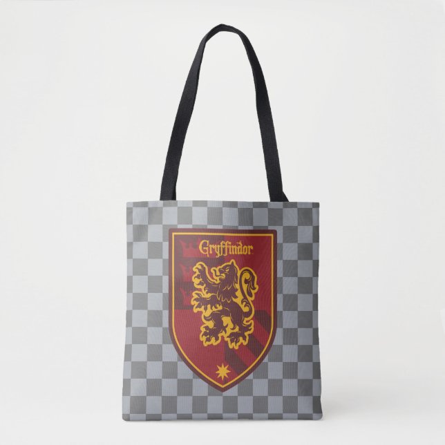 Harry Potter | Gryffindor House Pride Crest Tote Bag (Front)