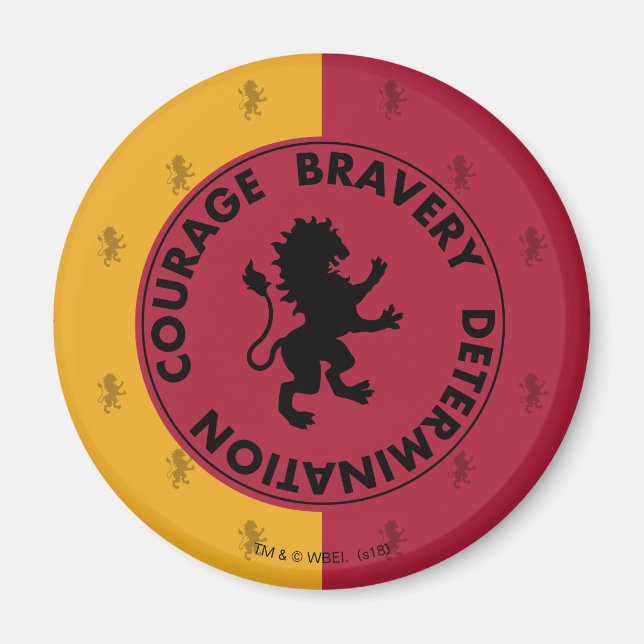 Harry Potter | GRYFFINDOR™ House Traits Graphic Magnet (Front)