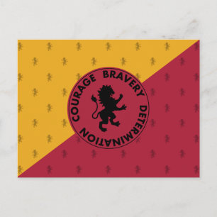 Harry Potter GRYFFINDOR™ House Traits Graphic Postcard