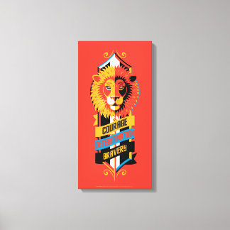 Harry Potter | GRYFFINDOR™ House Traits Sigil Canvas Print