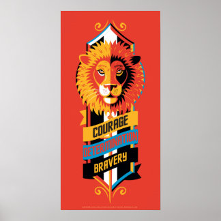 Harry Potter | GRYFFINDOR™ House Traits Sigil Poster