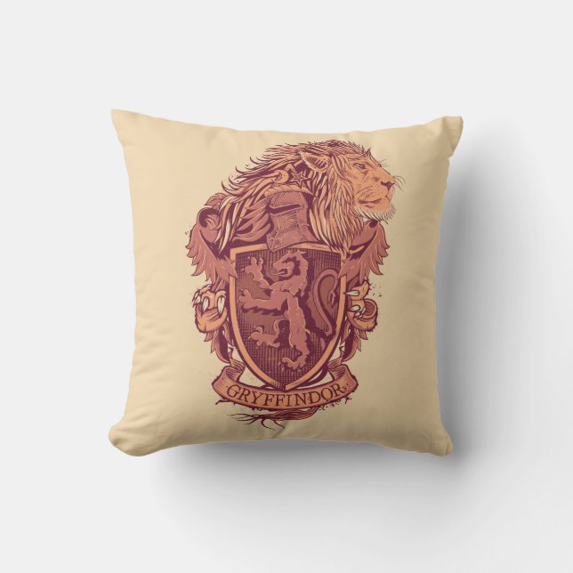 Harry Potter | Gryffindor Lion Crest Cushion (Front)
