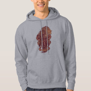 Harry Potter   Gryffindor Lion Crest Hoodie
