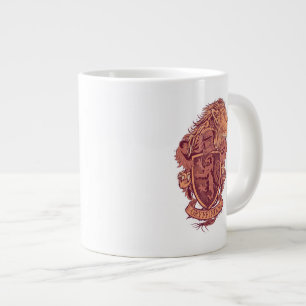Harry Potter Gryffindor Lion Crest Large Coffee Mug