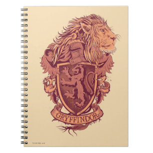 Harry Potter Gryffindor Lion Crest Notebook