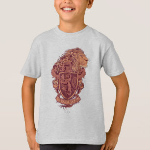 Harry Potter Gryffindor Lion Crest T-Shirt