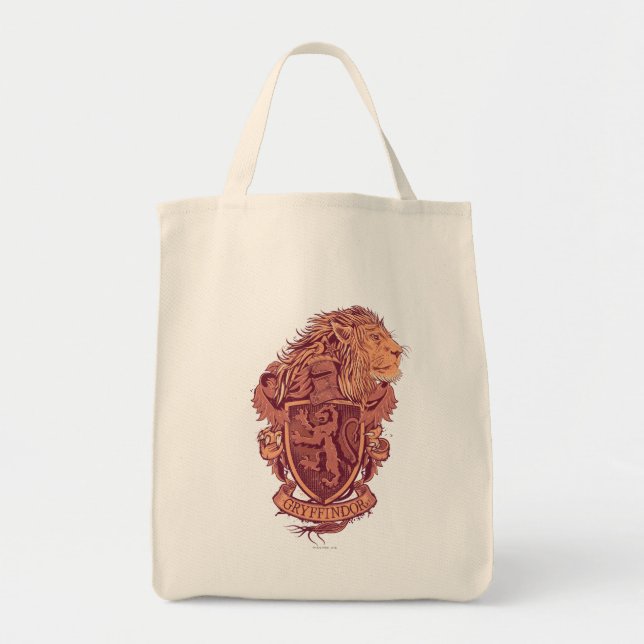 Harry Potter | Gryffindor Lion Crest Tote Bag (Front)