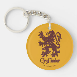 Harry Potter   Gryffindor Lion Graphic Key Ring