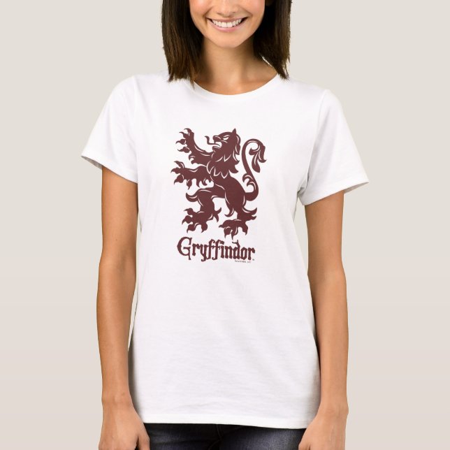 Harry Potter | Gryffindor Lion Graphic T-Shirt (Front)