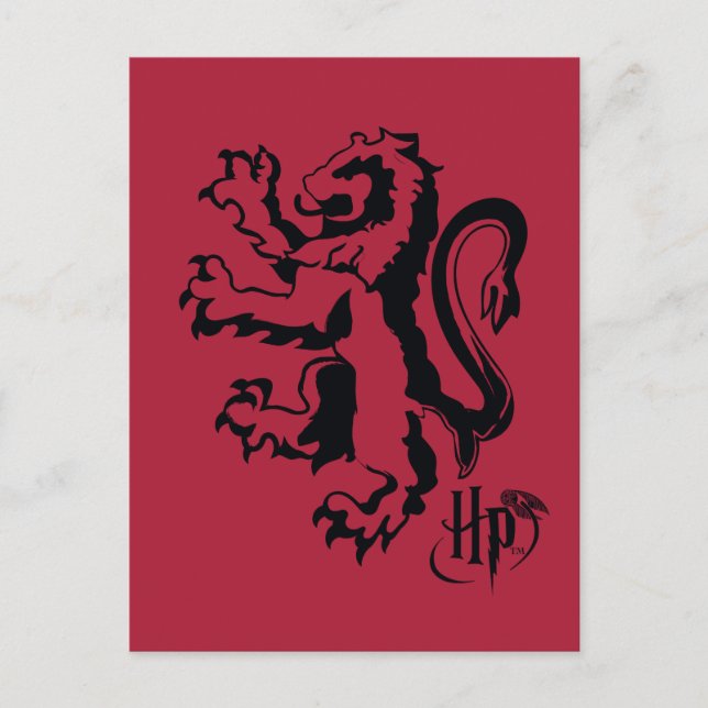 Harry Potter | Gryffindor Lion Icon Postcard (Front)