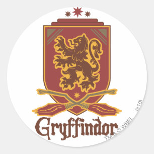 Harry Potter   Gryffindor QUIDDITCH™  Badge Classic Round Sticker