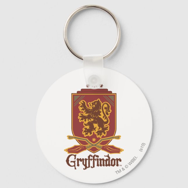 Harry Potter | Gryffindor QUIDDITCH™  Badge Key Ring (Front)