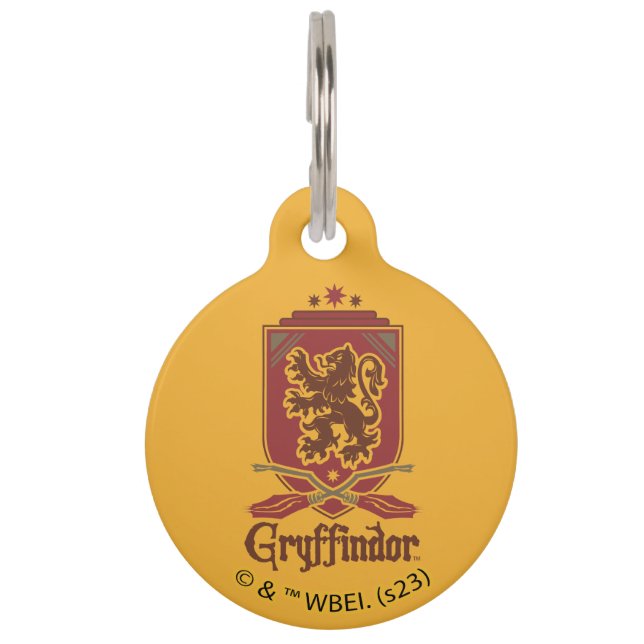 Harry Potter | Gryffindor QUIDDITCH™  Badge Pet Tag (Front)