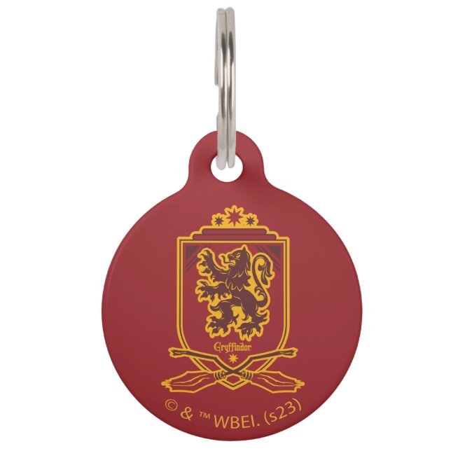 Harry Potter | Gryffindor QUIDDITCH™  Crest Pet Tag (Front)