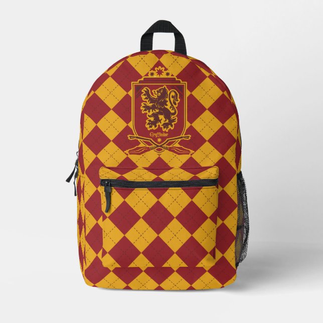 Harry Potter | Gryffindor QUIDDITCH™  Crest Printed Backpack (Front)